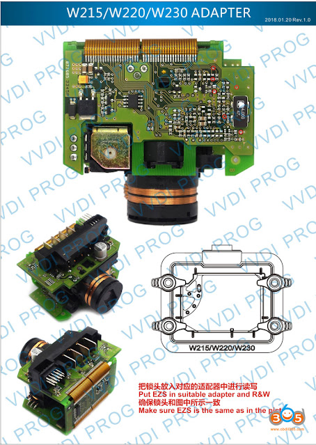 vvdi prog read Benz W230 9S12DT128 wiring diagram 2