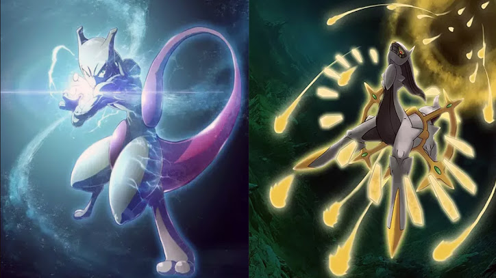 Arceus vs Mewtwo: Who is stronger Pokemon
