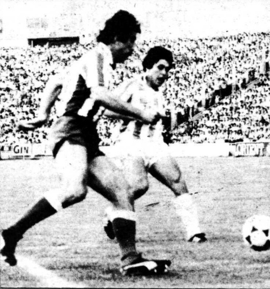 Pato Yáñez tuvo una actuación memorable. REAL VALLADOLID DEPORTIVO 3 CLUB ATLÉTICO DE MADRID 0. 30/06/1984. Copa de la Liga, 2ª edición, final, partido de vuelta. Valladolid, estadio José Zorrilla. El Valladolid gana su único título oficial imponiéndose al At. Madrid en la prórroga, tras haber empatado a 0 en el Calderón