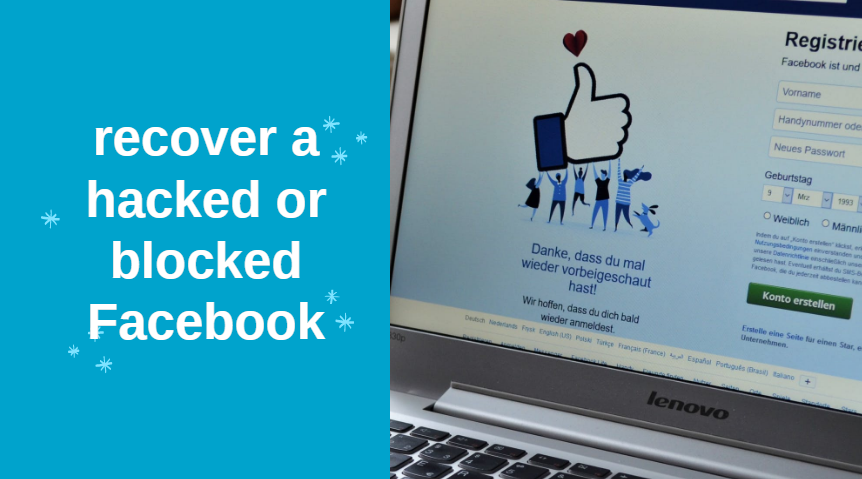 How to recover a hacked or blocked Facebook account