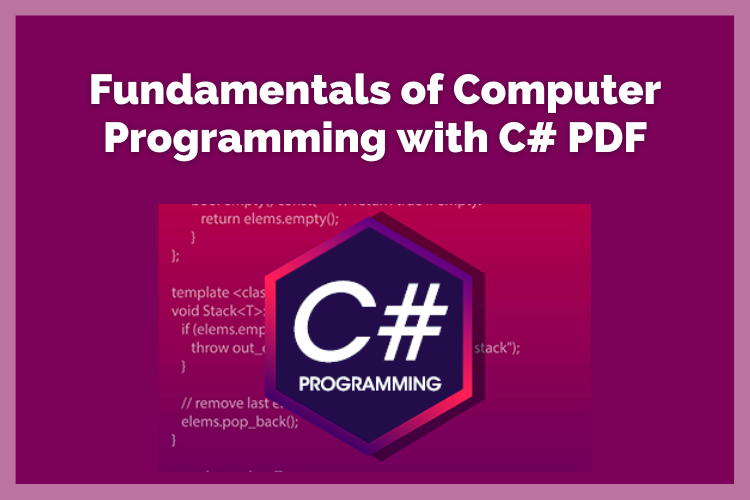 Fundamentals of Computer Programming with C# PDF - wivato.com