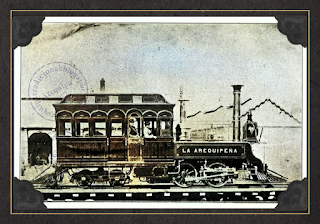  La antigua locomotora La arequipeña 1907