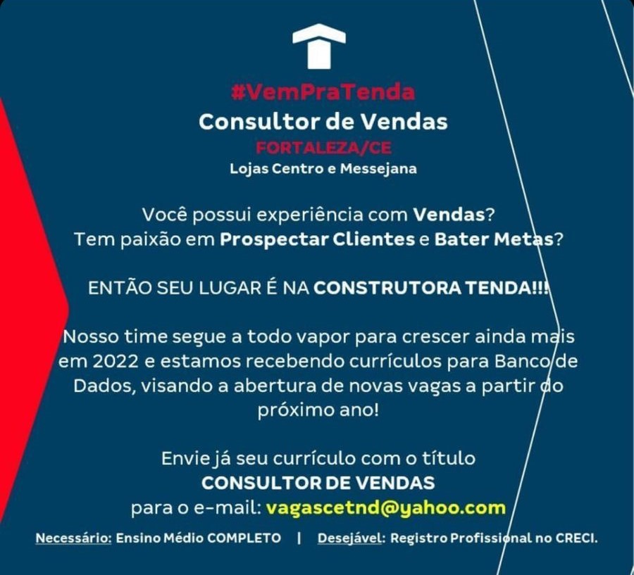 Consultor de Vendas 