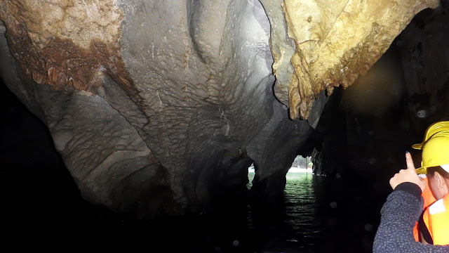 entrance/exit viewed from inside the St. Paul Cave and Underground River also known as Puerto Princesa Underground River