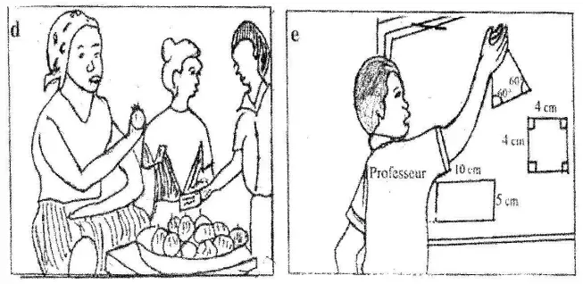 Une journée à l’école - scenes D and E