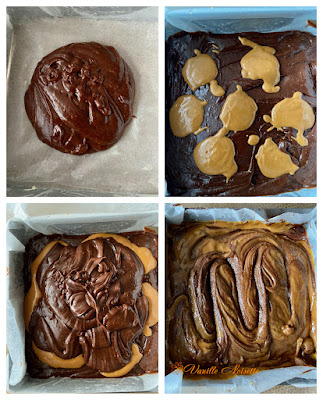 BROWNIES MARBRÉS AU BEURRE DE CACAHUÈTES