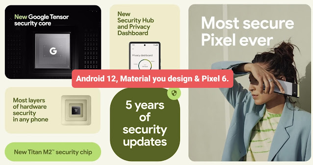 Android 12, Material you design & Pixel 6