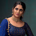 Actress Losliya Mariyanesan Latest Photos In Blue Lehenga