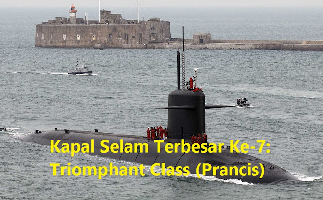 Kapal Selam Terbesar Ke-7: Triomphant Class (Prancis)