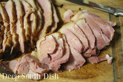 Deep South Dish: Brown Sugar and Mustard Glazed Bone-in Ham with