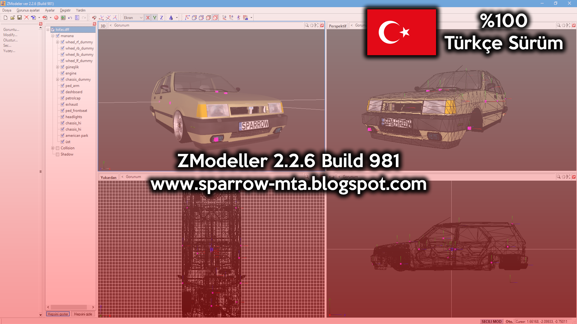 ZModeller2 Türkçe Sürüm İndir