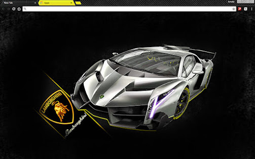 Lamborghini Veneno theme for Google Chrome