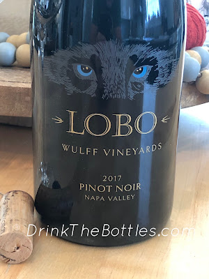 2017 LOBO Wines Pinot Noir Napa Valley label