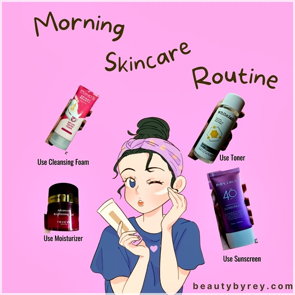 morning routine skincare