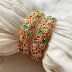 Gold bangles