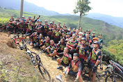 Pasmar 1 Laksanakan Fun Bike di Puncak Bogor