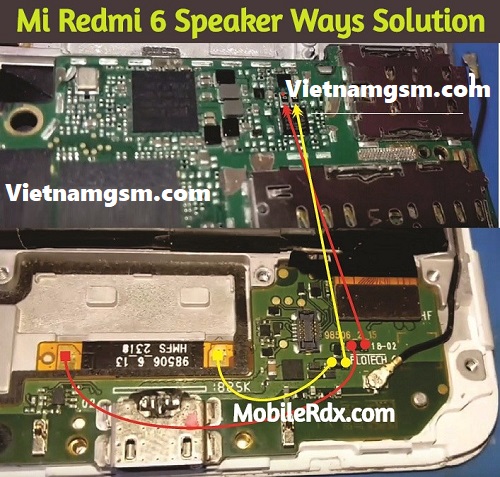 Xiaomi Redmi 6 Speaker Solution