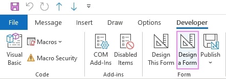 إنشاء قالب بريد إلكتروني في Outlook