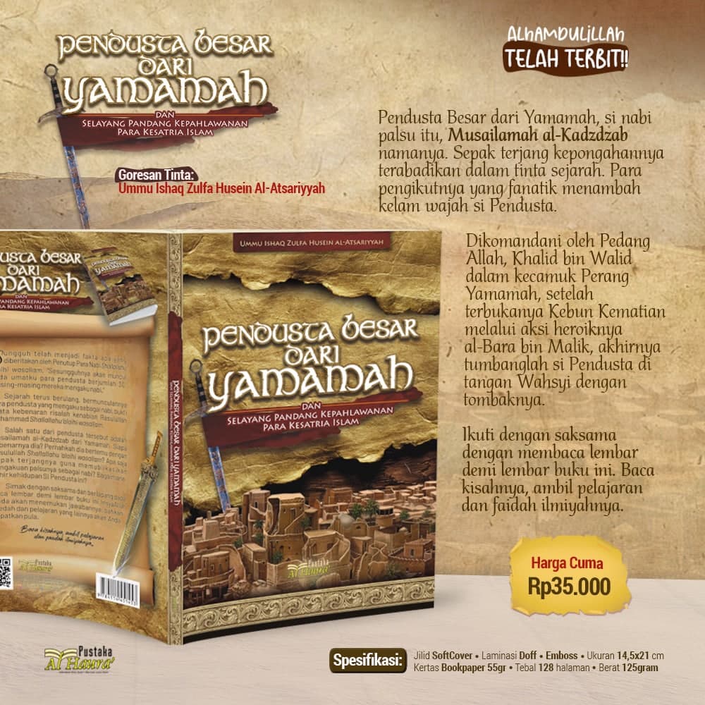 Buku Pendusta Besar dari Yamamah Pustaka Al Haura