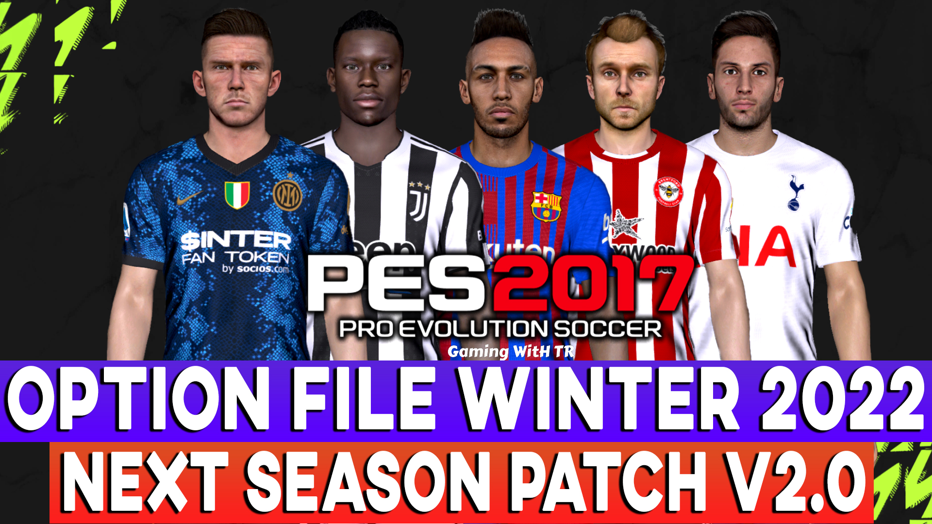 PES 2017 | New Option File Next Season Patch V2 Winter 2022