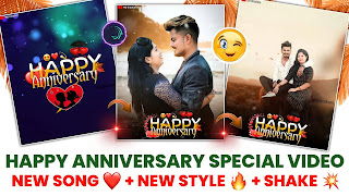 Happy Anniversary Special Video Editing