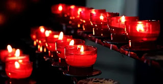 Velas Oración por Fieles Difuntos Iglesia