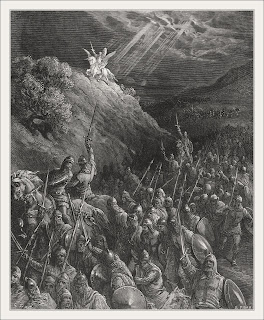 Cru025_Apparition of St. George on the Mount of Olives_GustaveDore