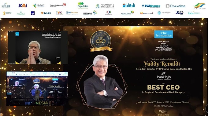 Prestasi Gemilang, Yuddy Renaldi Raih Indonesia Best CEO Awards 2022
