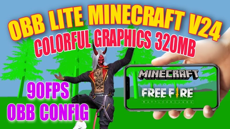 HƯỚNG DẪN CÀI ĐẶT OBB LITE MINECRAFT FREE FIRE V24 ĐỒ HỌA MAP HDR XANH SIÊU ĐẸP GIẢM LAG FIX HẾT LỖI