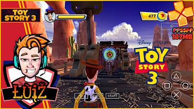 تحميل لعبة باز يطير حكاية لعبة الجزء الثالث Toy Story 3 للأندرويد على محاكي ppsspp