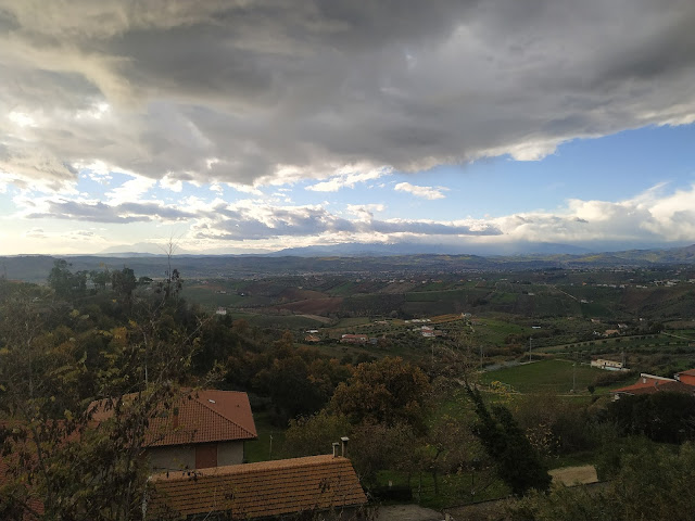 Panorama dal comune di Colonnella