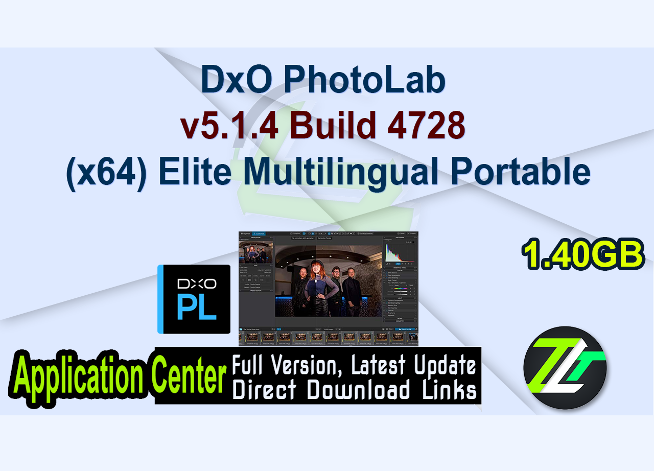 DxO PhotoLab v5.1.4 Build 4728 (x64) Elite Multilingual Portable