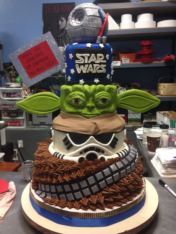 star wars birthday cake