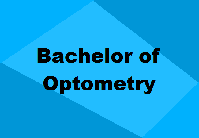 What are the subject in B sc optometry ?