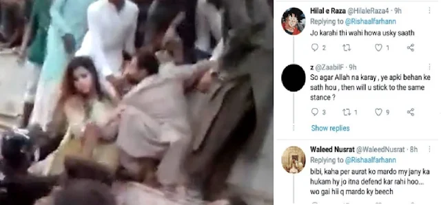 Pakistanis justify assault, “because she was wearing tight clothes” -  Hundreds of men grope, tear clothes of a woman in Lahore