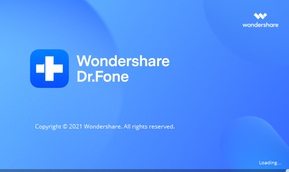 Wondershare Dr.Fone Main Start Windows