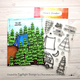 New adventure by Charmaine Canham for TopFlight Stamps