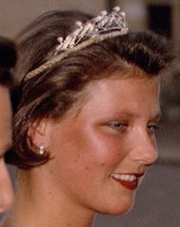 king olav gift tiara princess martha louise norway pearl garrad