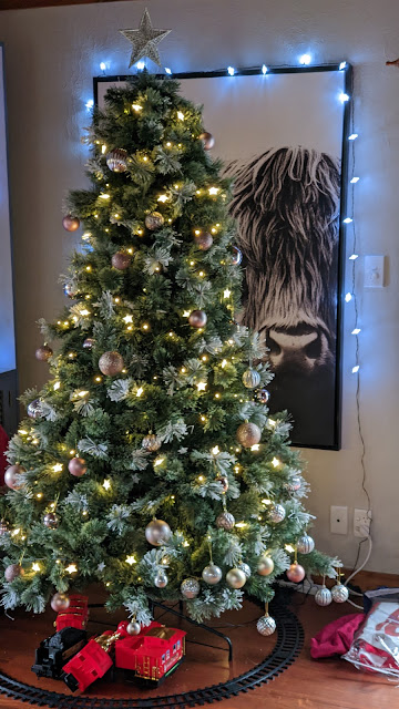 Christmas Tree and Cow