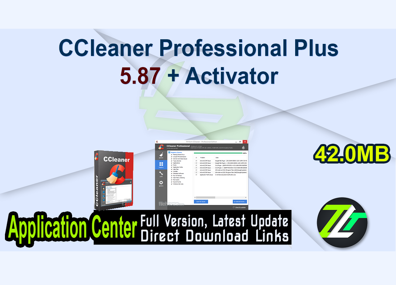 CCleaner Professional Plus 5.87 + Activator