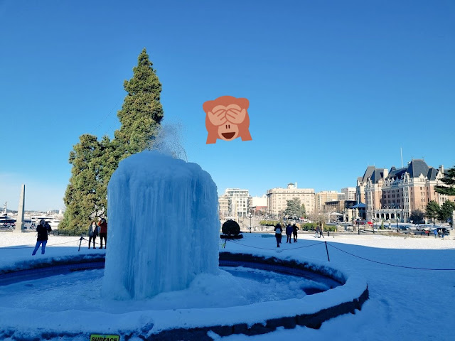 Parliament fountain in Victoria