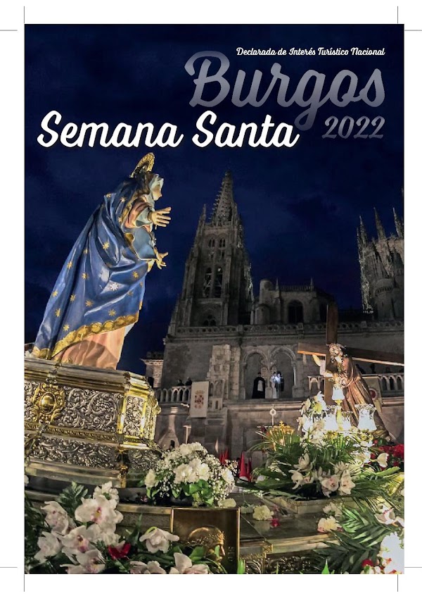Programa de los Recorridos de las Procesiones de la Semana Santa de Burgos 2022