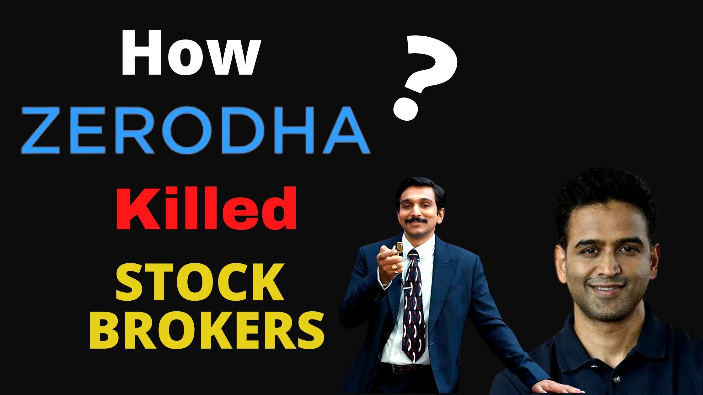Today Zerodha's valuation is 2 Billion Dollars. With 1000 Crs revenue, In 2020 Zeodha made a profit of 440 Crs. Interestingly they didn't raise any funds or invest in marketing.        Now the question arises, In the startup world, after raising funds also companies fail then how Zerodha do this without funding? And if Zerodha is not a broking company then what is Zerodha?  HOW ZERODHA WAS STARTED? So the story starts in 2000 when Nithin Kamath - founder of Zerodha used to do a job in a call center. As his shift was of a night, he used to be free during the day. And this introduced him to TRADING. He used to trade during the day while working at night.    Till 2005, he was in the loop of trading and call centers. But then he met an NRI in a gym. When Nitin showed him his account then the NRI asked him to handle his account also. Nitin managed his account. Then time by time his 1 client turns into 10 clients.   1st STRATEGY OF ZERODHA The work was interesting but at that time something was going on the market which we all hate. That was Extreme Discrimination. It's like you go in a shop with tattered clothes and ask the shopkeeper How much for this shirt? Then the shopkeeper says 500 Rs only. But if a man wearing a suit and enters the shop and asks how much for this shirt? then the shopkeeper says 5000 Rs only.    You won't believe, in olden times this used to happen in the stock market. When people used to go to a broker to open a Demat account, he used to say some certain brokerage. But if someone says that I want to make this much turnover then brokerage was different. That means different brokerage to different people. And from here Zerodha started. So during the initial days,    Zerodha made a brokerage calculator in an excel sheet and gave it to their clients. So from this clients used to understand that if they buy a stock at a certain price and at another certain price sell then what brokerage do they have to give to Zerodha. So Zerodha made transparency possible for their clients.    Slowly people started liking this transparency. But the journey was long for Zerodha. Between 2010-2011, during the initial year, Zerodha only had 1000 customers. But now the question arises, after transparency also Why people were not showing interest in the stock market? And then Nithin realized nothing much is going to happen with low cost and transparency.   2nd STRATEGY OF ZERODHA  Zerodha shifted from Low-Cost Model to Flat Free Model. If you trade or invest, invest 1000 rupees or for 1 crore rupees, Zerodha will only charge 20 Rs/person. But then enters a competitor in the market. Like Zerodha it also provided low-cost and transparency to clients. And all of a sudden Zerodha lost its edge. At that time Nithin Kamath used to write a blog post, where Zerodha used to provide free finance and stock knowledge.    By this Nithin realized that 90% of people in the market are investors not traders. There is a lot of difference in the psychology of traders and investors. 90% of people in the market are those who invest in the stock market for the long term. But Zerodha was only focusing on the traders' community. And then Zerodha took a step that made a huge impact on the stock market industry.    Zerodha turns its 20 Rs flat fee to 0 Rs. Now Zerodha only used to charge 20 Rs on intraday and Futures and Options. This one move from Zerodha not only attracted investing community but also made many stockbrokers jobless. You won't believe people started calling brokers "Robbers".    Zerodha's this business strategy made a bragworthy proposition in the market and investors started recommending Zerodha to others.    But shockingly, after this impactful move, Zerodha's growth rate was not much till 2016. The reason behind this was Complex Procedure.   3rd STRATEGY OF ZERODHA let me tell you People don't make good decisions they make convenient decisions. It's a human tendency that people choose easy things. And this is why people were not showing interest in Zerodha and the stock market. If you open any old stock trading platform you will become dizzy. Things were so complex that people didn't even think about investing in the stock market. And due to this Zerodha made its Kite Platform.   The people who have used Kite know that a person who doesn't know S of the stock market can easily use this. And after the launch of this platform Zerodha's growth was on the next level and today their profit is 440 Crs. But if Zerodha didn't notice these things then it won't be that successful.    CONSUMER DECISION-MAKING PROCESS   For every business, it is important to know how their consumers make decisions.  And Zerodha did it perfectly. They noticed how their consumers/clients make decisions on investing in the stock market. And is important for any business to make its consumer's decision-making easy and simple. And this creates a bragworthy proposition.    The bragworthy decision means to create that value in the market that your consumer recommends to others.    IDEA TO EXECUTION ROADMAP   The idea is not valuable if not properly executed. Many startups have amazing ideas but no execution roadmap. Due to this, their idea fails.    Zerodha is an example that was raised without any funding. But many of us fail because of not getting the right guidance. NO proper mentorship nor proper roadmap to execute ideas.     How Zerodha Killed Stock Brokers ?  | Business Case Study      BUILD AN IRREVERSIBLE CHANGE   If your product can change the behavior of customers then they will never go to old products. In older times, if you had a prepaid sim, to recharge it you need to go to the shop, pay him and then recharge your phone. Tell me how many of you still do it? Maybe someone only goes and recharges like this. Because our behavior is changed by companies like Paytm and PhonePe by making online recharge possible. And this change Zerodha brought in the stockbroking industry.    Zerodha is not a stock broking company then what is Zerodha? Well, Zerodha is a change-maker in the Indian Economy. If Zerodha was not there many people would not be investing in the stock market.  Credit - Aditya Saini