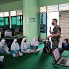 Berikan Motivasi, Danramil Galesong Bakar Semangat Pelajar Saat Lakukan Kampanye Kreatif