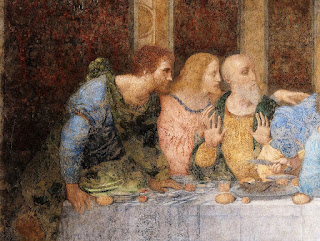 Leonardo da Vinci's the Last Supper reveals some apostles of Jesus, who are Bartholomew, James Minor, and Andrew.