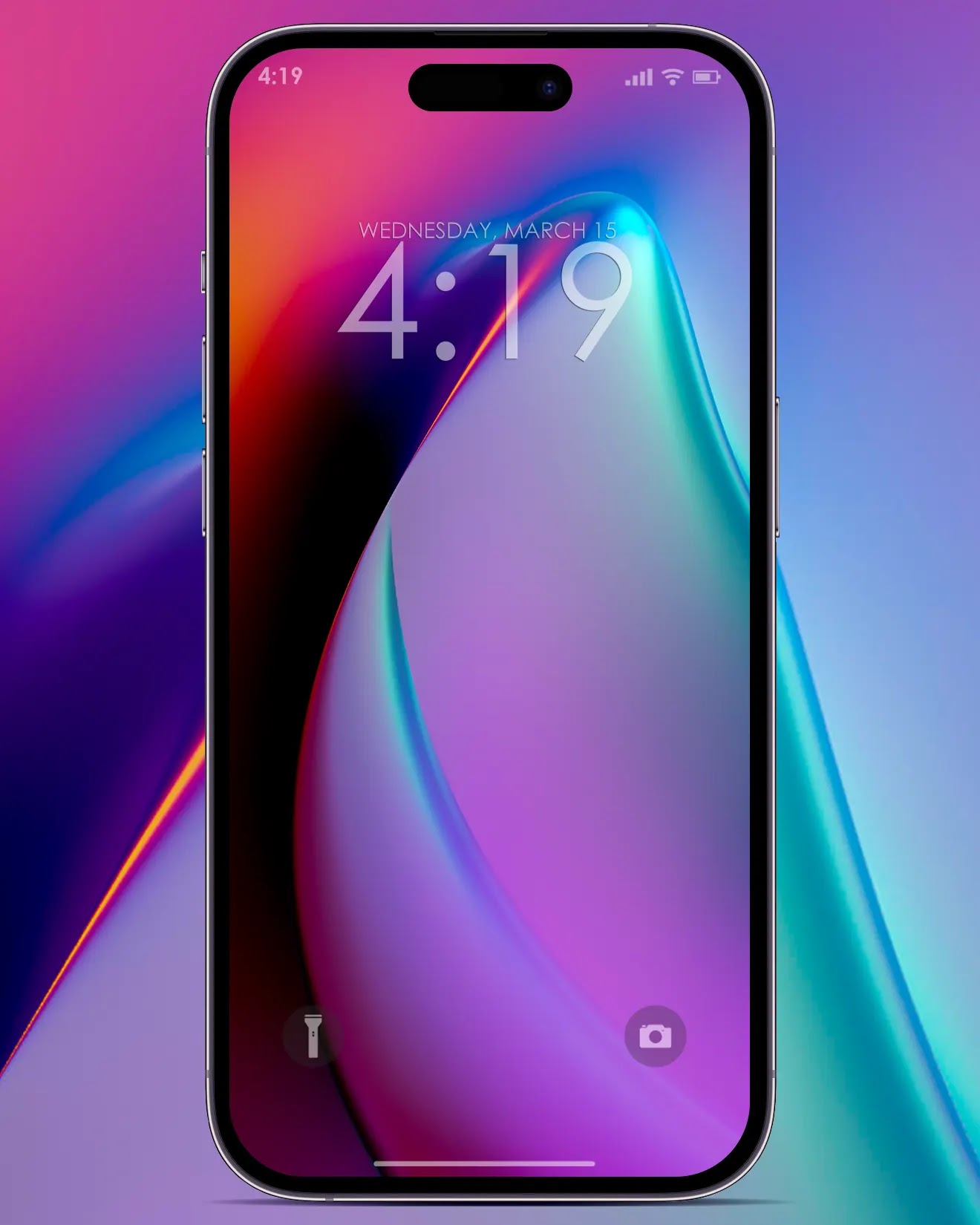 colorful wallpaper for ios 16 iphone and android mobile