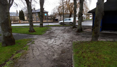 East Park in Brigg is to be cleared of mud and silt following emergencywater repairs carried out  in late February 2022