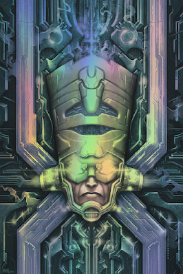 Cataclysm: Ultimate X-Men #1 Galactus Cover Artwork Screen Print by M. Siergiejew x Bottleneck Gallery x Marvel Comics