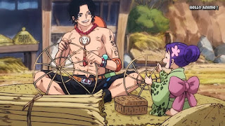 ワンピースアニメ 894話 ワノ国編 | 火拳のエース かっこいい | ONE PIECE Portgas D.Ace