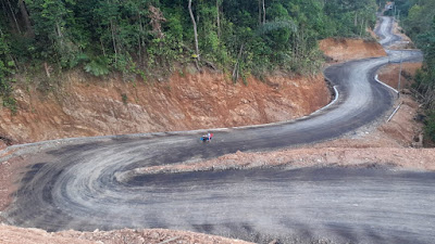 Jalan Hulu Layang - Muaro Sungai Lolo Siap untuk Dipakai Masyarakat